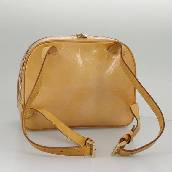 LOUIS VUITTON Monogram Vernis Marley Backpack Marshmallow Pink M91039 Auth 98067 - Picture 7 of 16